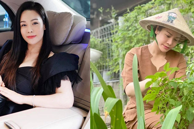 Hình ảnh đối lập gây thích thú của Nhật Kim Anh trong biệt thự triệu đô