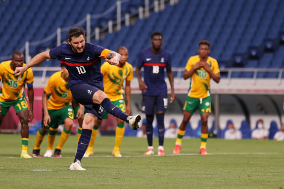 Gignac lập hat-trick giúp U23 Pháp ngược dòng khó tin trước U23 Nam Phi