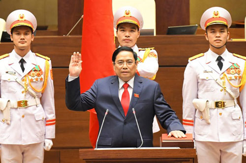 Thủ tướng Phạm Minh Chính tuyên thệ nhậm chức trước Quốc hội