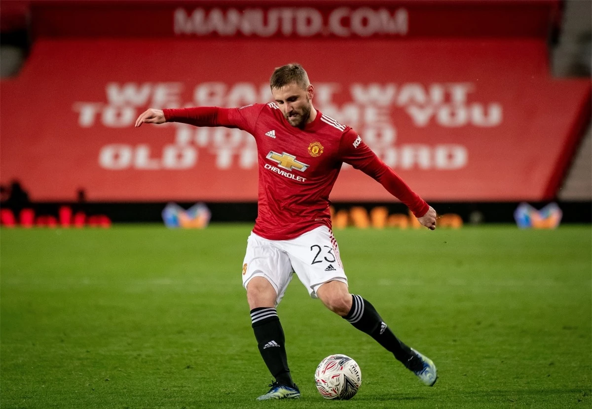 Hậu vệ trái: Luke Shaw