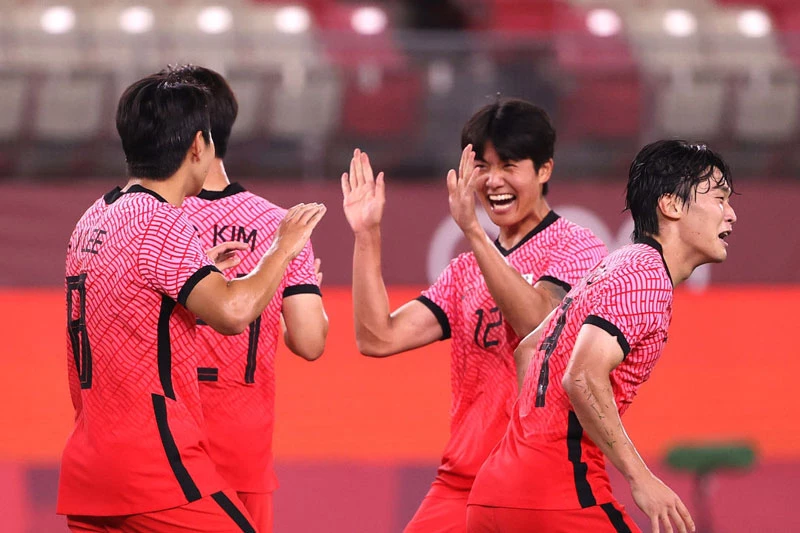 U23 Hàn Quốc dễ dàng giành 3 điểm.