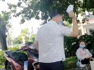 Vợ bị xử phạt vì ra đường không có lý do, chồng xé biên bản vi phạm hành chính