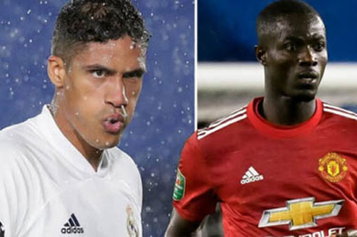Varane gián tiếp đẩy Bailly khỏi Man United