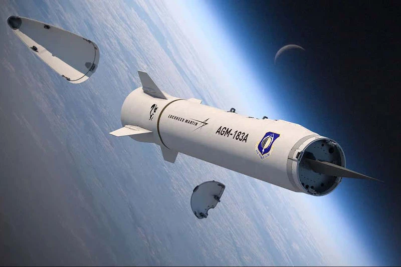 Mô phỏng phương tiện lướt siêu vượt âm tách khỏi vỏ tên lửa để hướng đến mục tiêu. Ảnh: Lockheed Martin