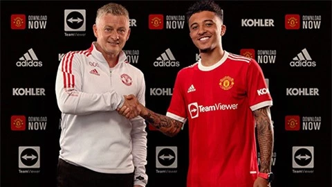 Sancho giúp Man United gia tăng quân số tuyển thủ Anh trong đội hình