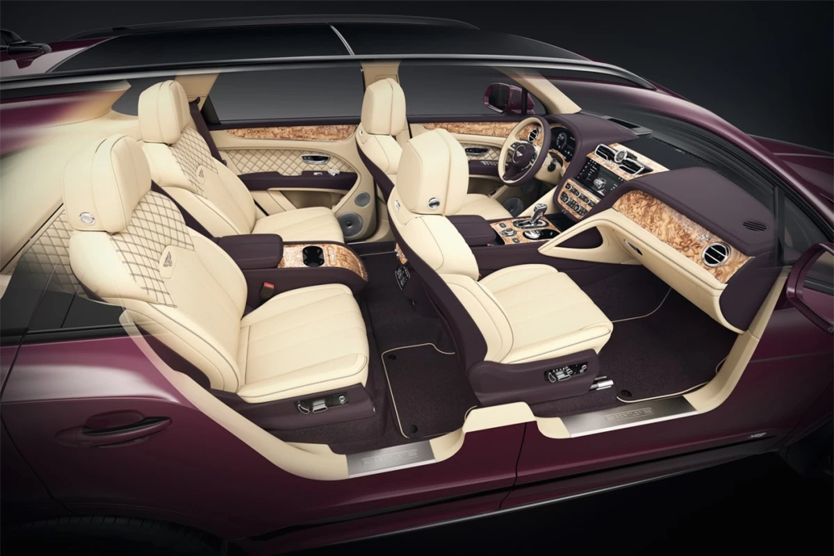 Chiếc Bentley cá nhân hóa thứ 1.000 là một chiếc Bentayga thế hệ mới của một khách hàng tại châu Âu. Người này đã lựa chọn lên đến hai tùy chọn cá nhân hóa dành cho nội thất của chiếc xe để nó trở nên đặc biệt nhất có thể. 