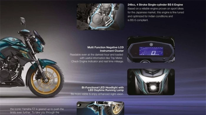 Yamaha FZ 25 phối màu xe đua giá 43,1 triệu đồng 2