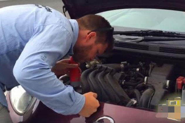 Ô tô đột nhiên có vấn đề, người đàn ông soi đèn kiểm tra rồi nhũn cả chân tay khi thấy cảnh tượng bên trong