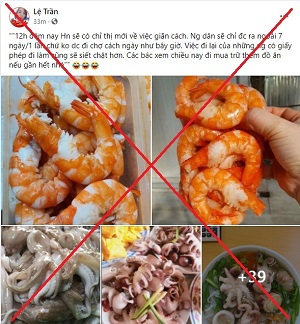 Thông tin người dân Hà Nội chỉ được ra ngoài 7 ngày/1 lần là tin giả