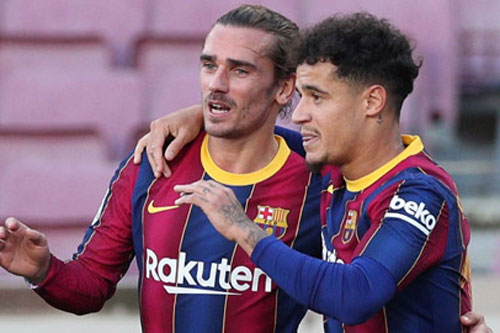 Griezmann & Coutinho 'quay xe', chọn ở lại Barca