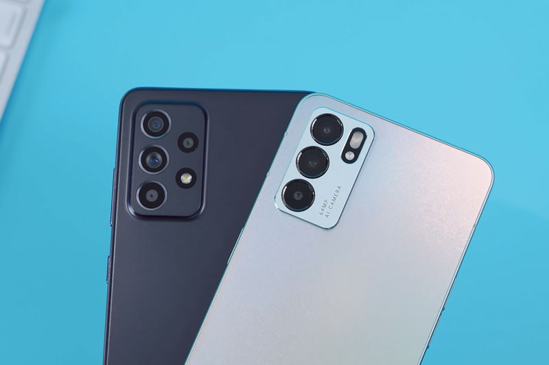 So sánh Oppo Reno6 5G với Samsung Galaxy A52 5G