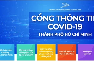 TP Hồ Chí Minh ra mắt Cổng thông tin COVID-19 hỗ trợ phòng chống dịch