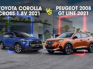 So sánh Toyota Corolla Cross 1.8V với Peugeot 2008 GT Line