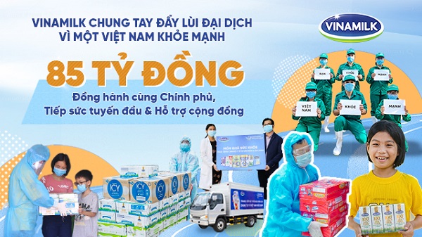 Vinamilk tiếp sức tuyến đầu trong giai đoạn cao điểm chống dịch tại 50 bệnh viện trên cả nước  