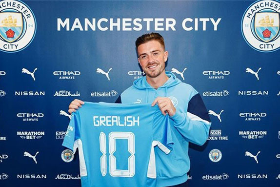 Man City chiêu mộ thành công Grealish với giá kỷ lục Premier League