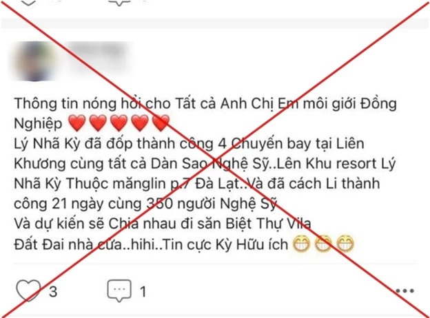 Lý Nhã Kỳ phản ứng gắt, tiết lộ cái kết của kẻ tung tin cô thuê máy bay đưa 350 nghệ sĩ đi nghỉ dưỡng mùa dịch ở Đà Lạt - Ảnh 3.