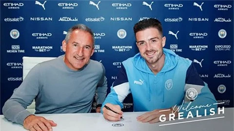 Grealish gia nhập Man City