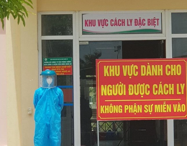 Khu cách ly dịch COVID - 19.