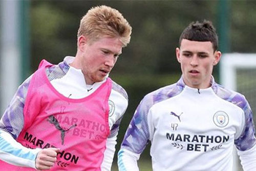 Foden và De Bruyne vắng mặt ở trận Man City vs Leicester City