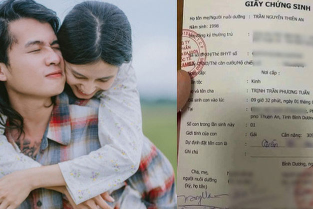 Rầm rộ ảnh chụp giấy chứng sinh nghi vấn của con gái Jack và bạn gái tin đồn Thiên An