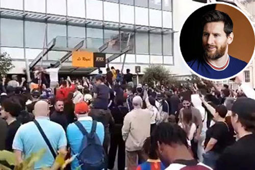 Sân bay ở thủ đô Paris náo loạn vì Messi
