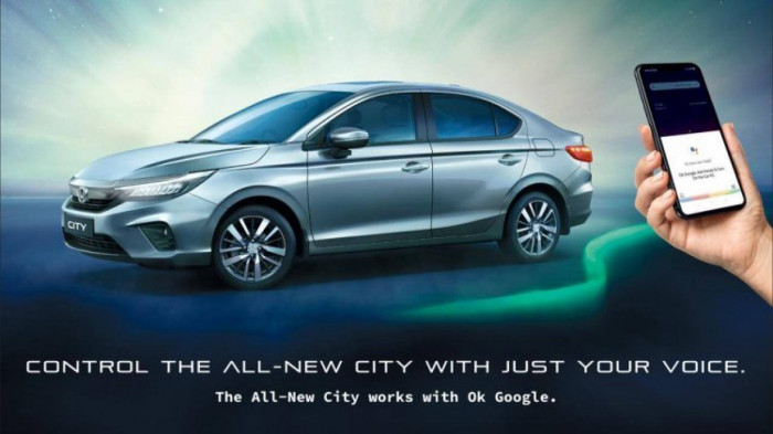 Honda City thế hệ mới được trang bị chức năng điều khiển bằng giọng nói từ xa