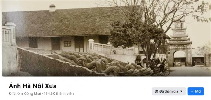 Nhóm “Ảnh Hà Nội xưa” trên facebook thu hút tới 134 nghìn thành viên