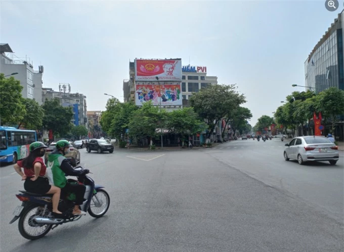    Ngã ba Kim Mã - Sơn Tây - Nguyễn Thái Học 2021 (Ảnh: Group Ảnh Hà Nội xưa)  