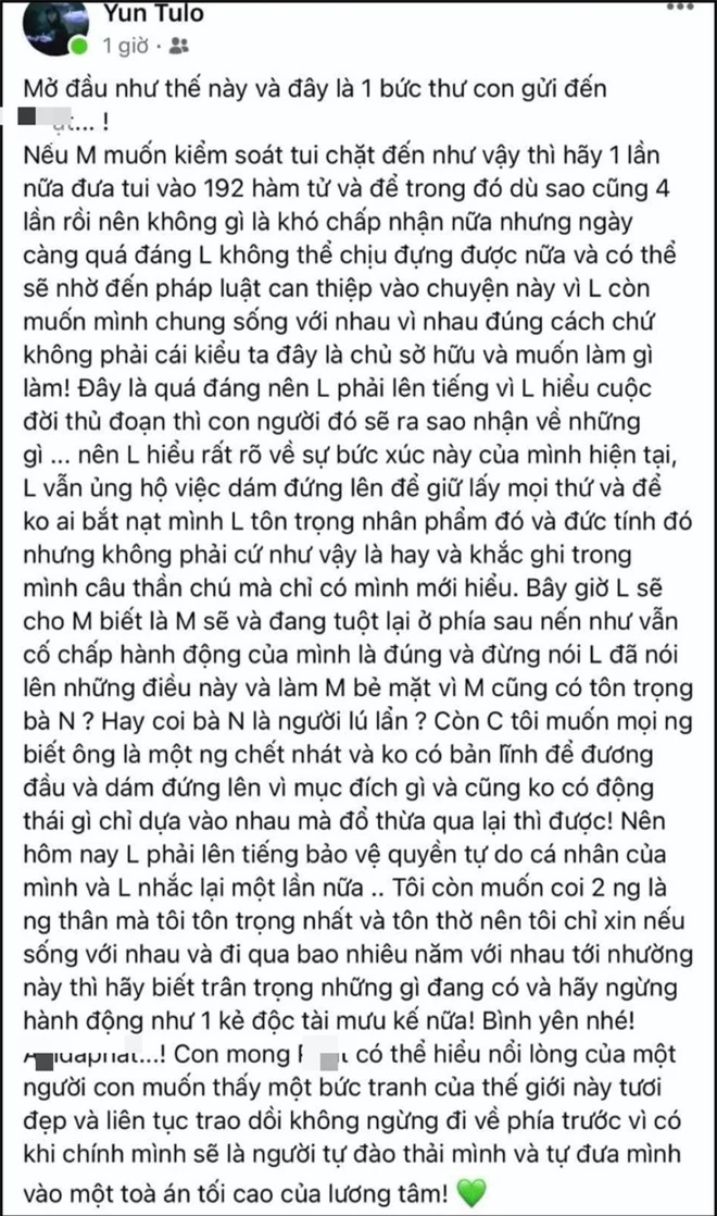 Hoài Lâm gây sốc khi đăng tâm thư dài cực căng: Tiết lộ từng 4 lần vào viện tâm thần, còn cảnh cáo cả người thân? - Ảnh 3.