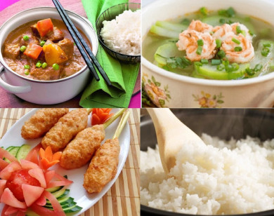 Thực đơn cơm chiều: Toàn món dễ ăn