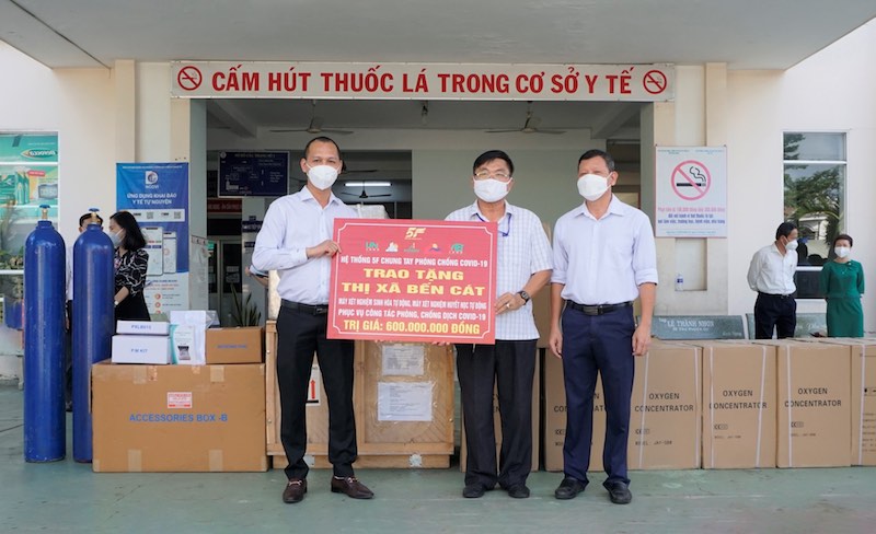 Nghĩa cử cao đẹp giữa tâm bão COVID-19 của Hệ thống 5F