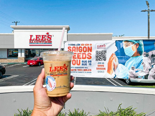 Đế chế bánh mì Việt tại Mỹ Lee’s Sandwiches trích doanh thu bán cafe 1 tuần gây quỹ “Thương lắm Sài Gòn ơi”
