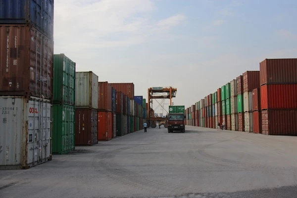 Hàng hóa được lưu giữ tại khu vực cảng Hải Phòng. Ảnh: Internet
