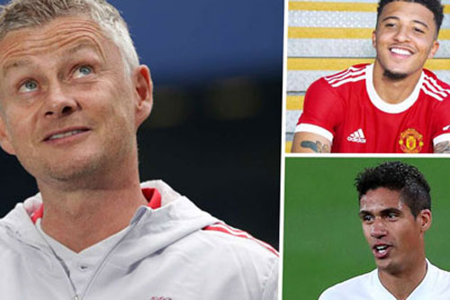 Solskjaer cập nhật khả năng ra sân của Sancho và Varane trận gặp Leeds
