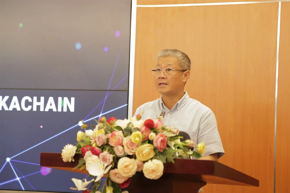 Thứ trưởng Bộ Thông tin và Truyền thông Nguyễn Thành Hưng phát biểu tại sự kiện.