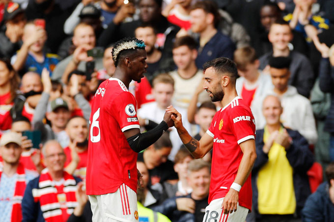 Pogba và Bruno Fernandes thăng hoa, MU hủy diệt Leeds ở trận ra quân 