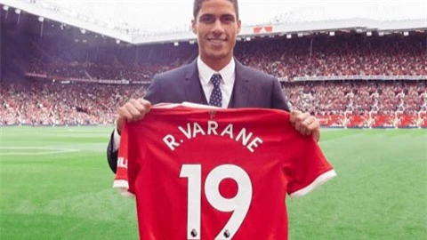 Man United chính thức công bố Varane, hợp đồng 4 năm và khoác áo số 19