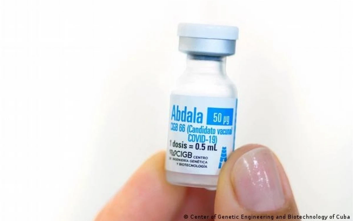 Vaccine Covid-19 Abdala của Cuba. Nguồn: CGBC.