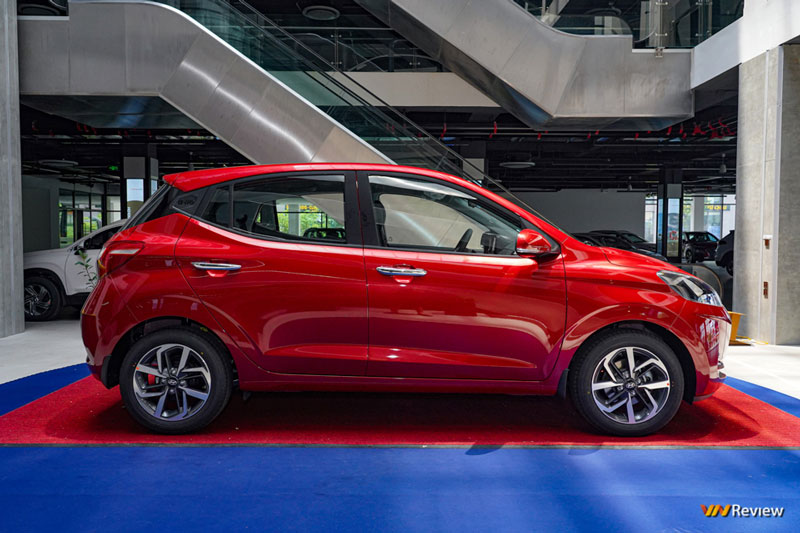 Cận cảnh Hyundai Grand i10 phiên bản 1.2AT, giá là 435 triệu đồng