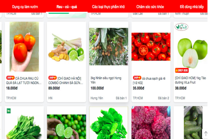 Tính 'đường dài' cho nông sản Việt trên sàn thương mại điện tử