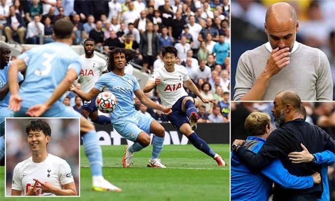 Nhà ĐKVĐ Man City thua đau trên sân của Tottenham bởi bàn thắng duy nhất của Son Heung-min