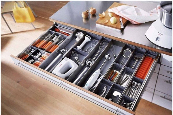 Bí quyết lưu trữ cho không gian bếp gọn gàng