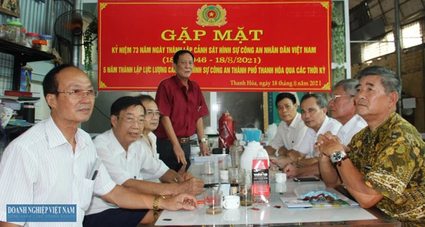 Gặp mặt Ban Chủ nhiệm CLB Cảnh sát hình sự - Công an TP. Thanh Hóa nhân dịp 76 năm ngày truyền thống lực lượng CAND.