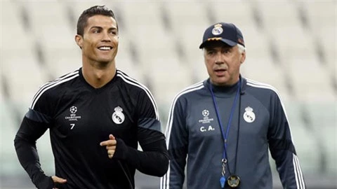 Ancelotti đóng cánh cửa trở lại Real với Ronaldo