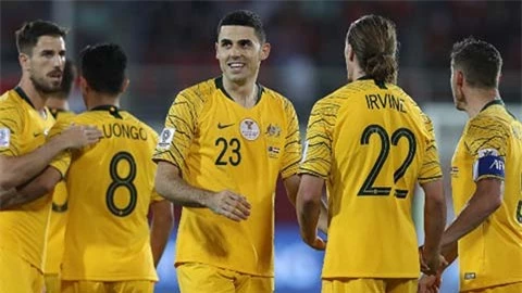 ĐT Australia dùng các ngôi sao thi đấu ở châu Âu cho trận gặp ĐT Việt Nam
