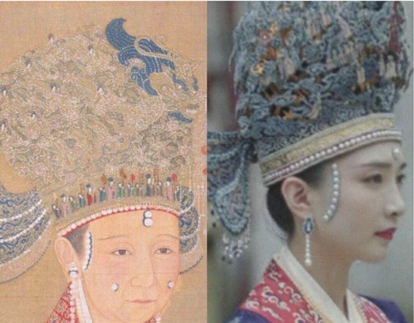 Chiếc mũ cồng kềnh của vị Quý phi thời nhà Tống từng bị chê làm quá trên phim nhưng tìm hiểu mới bất ngờ với lịch sử của nó