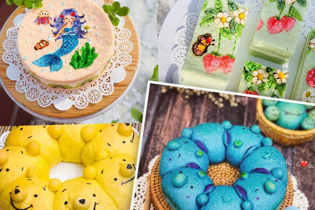 Chỉ có 2 hoa tay vẫn làm đủ loại bánh mì đẹp mê mẩn