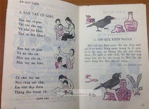 Ảnh: Những trang sách giáo khoa Tiếng Việt 30 năm trước, đọc 1 trang thôi là cả tuổi thơ ùa về - Ảnh 11.