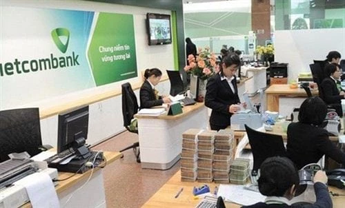 Phòng giao dịch của Vietcombank tại Cần Thơ