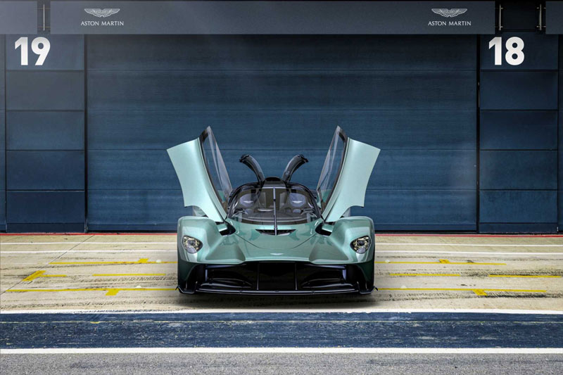 Chi tiết siêu xe mui trần Aston Martin Valkyrie Spider với công suất 1.000 mã lực